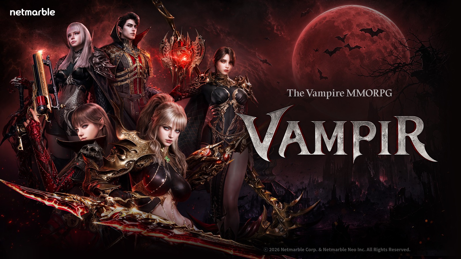 VAMPIR in-game combat screenshot with skills and interface captured from the Epic Games Store listing